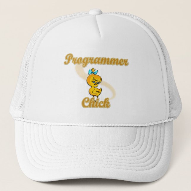 Gorra De Camionero Programador Chick (Anverso)