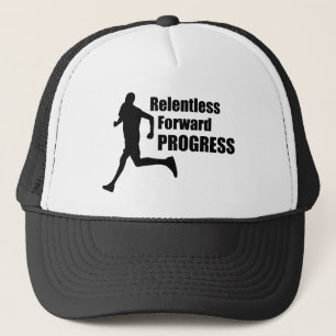 Gorra De Camionero Progreso hacia delante implacable