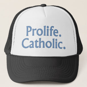 Gorra De Camionero Prolife. Católico