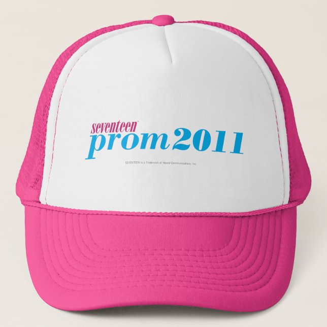 Gorra De Camionero Prom 2011 - Aqua (Anverso)