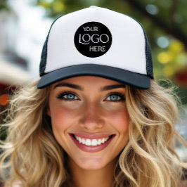 Gorra De Camionero Promoción del logotipo de negocios de círculo redo