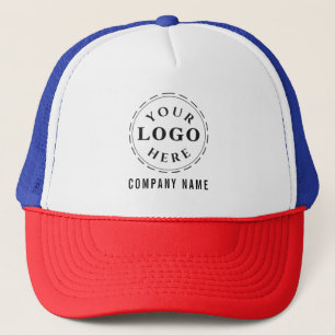 Gorra De Camionero Promociona tu marca con rojo/blanco/azul Personali