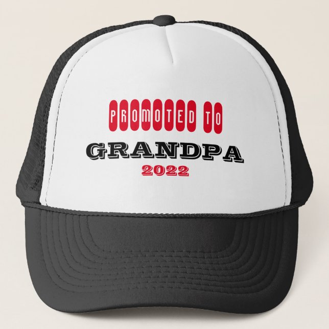 Gorra De Camionero Promovida al límite de personalizable GRANDAD (Anverso)