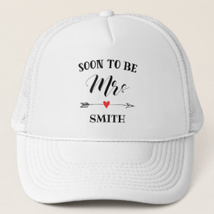 Gorra De Camionero Pronto será el nombre personalizado de la Sra.