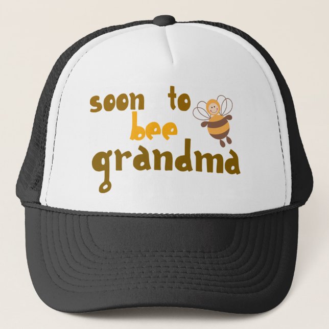 Gorra De Camionero Pronto será la abuela (Anverso)