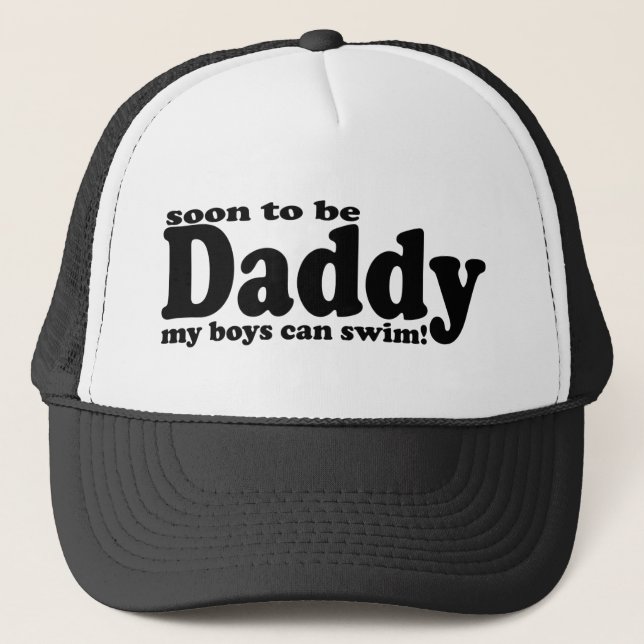 Gorra De Camionero Pronto será papá (Anverso)
