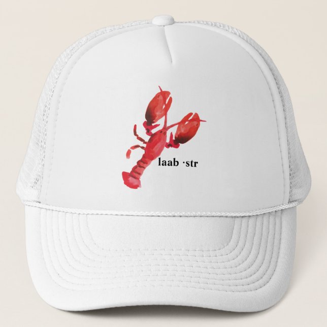 Gorra De Camionero Pronunciación de langosta (Anverso)