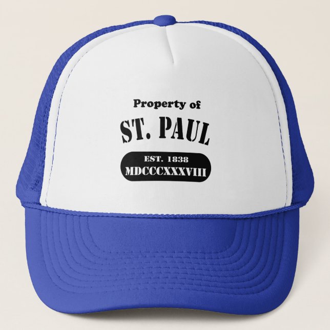 Gorra De Camionero Propiedad de San Pablo (Anverso)
