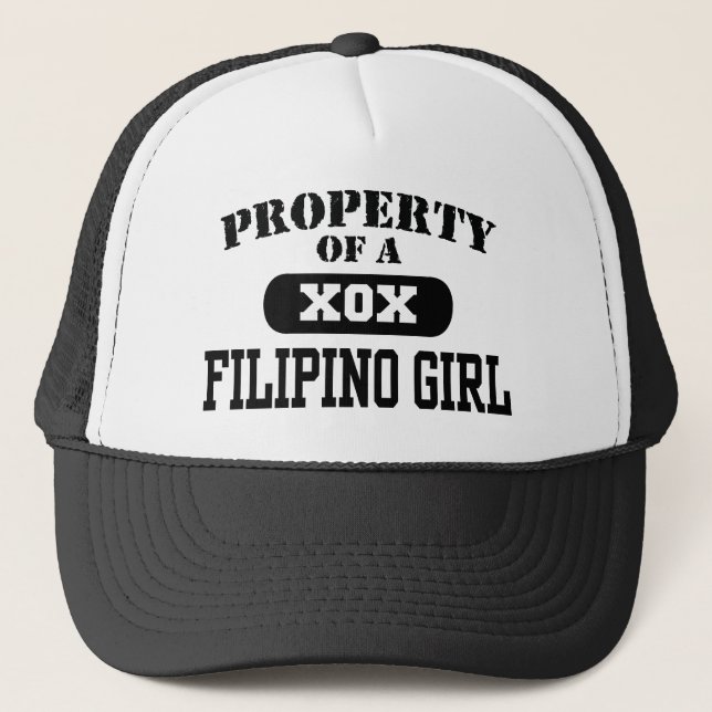 Gorra De Camionero Propiedad de un Chica filipino (Anverso)