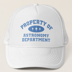 Gorra De Camionero Propiedad Del Departamento De Astronomía (azul)