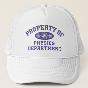 Gorra De Camionero Propiedad Del Departamento De Física Cap