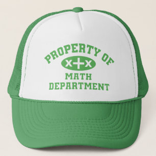Gorra De Camionero Propiedad del Departamento de Matemáticas (Cap) (v