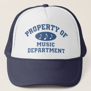 Gorra De Camionero Propiedad Del Departamento De Música