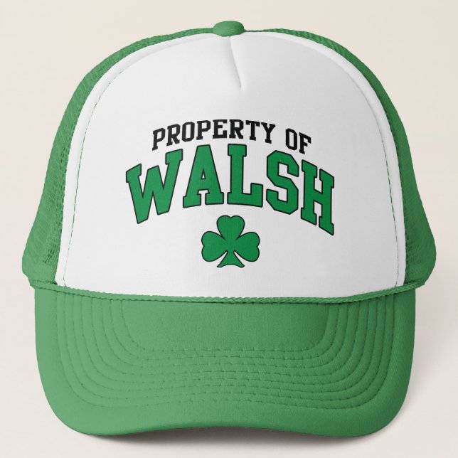 Gorra De Camionero Propiedad del irlandés de Walsh (Anverso)