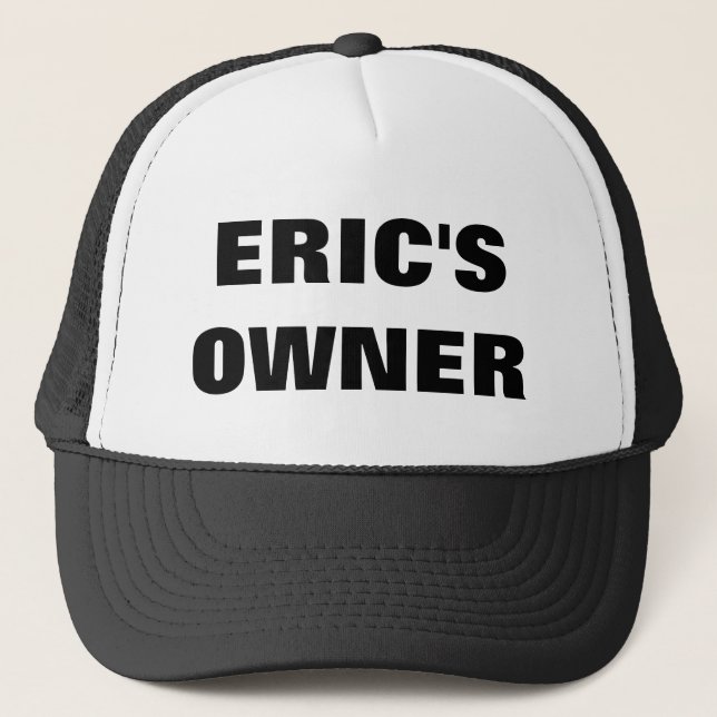 GORRA DE CAMIONERO PROPIETARIO DE ERIC (Anverso)