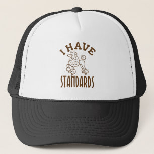 Gorra De Camionero Propietario del folleto Tengo Estándares