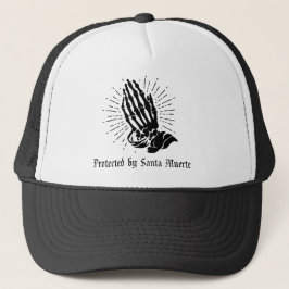 Gorra De Camionero Protección de Santa Muerte