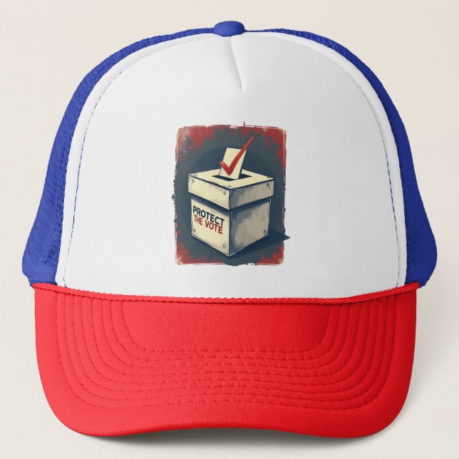 Gorra De Camionero Protect the Vote (Anverso)