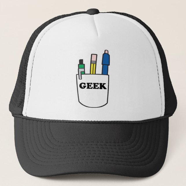 Gorra De Camionero Protector de bolsillo divertido para GEEK (Anverso)