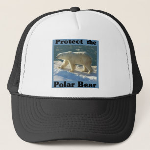 Gorra De Camionero Proteger el oso polar