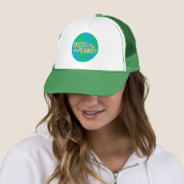 Gorra De Camionero PROTEGER EL PLANETA GUARDAR Eco Green