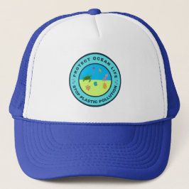 Gorra De Camionero Proteger la vida oceánica