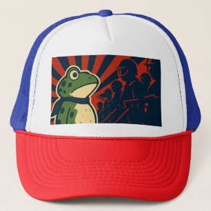 Gorra De Camionero Protesta de la Rana de Portland