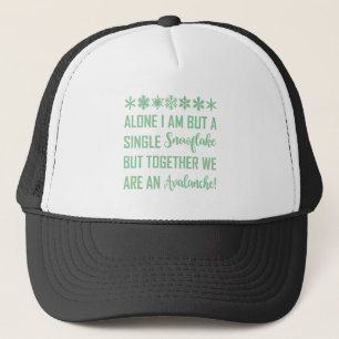 GORRA DE CAMIONERO PROUD SNOWFLAKE