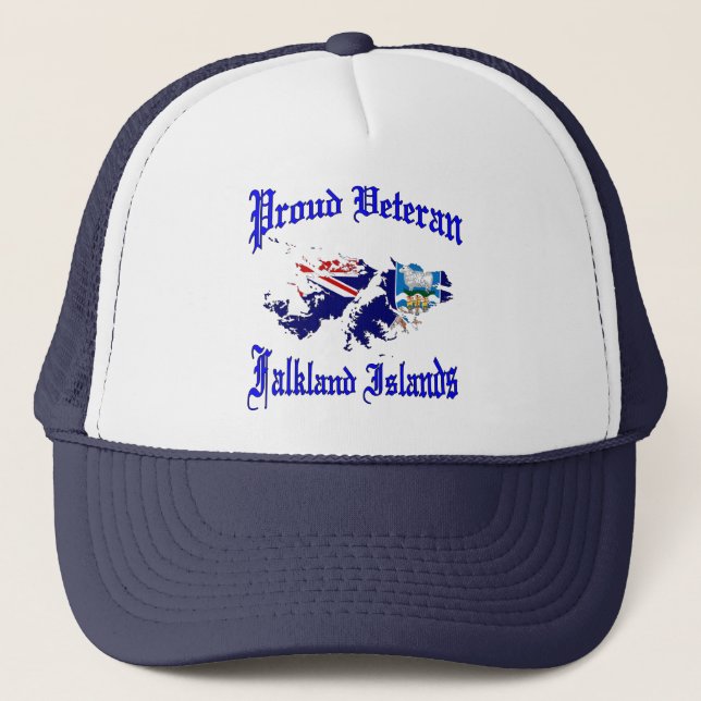 Gorra De Camionero Proud veterana…. Falklands (Anverso)
