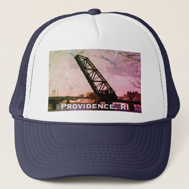 Gorra De Camionero Providence, RI 'Stuck Up Bridge' (Anverso)