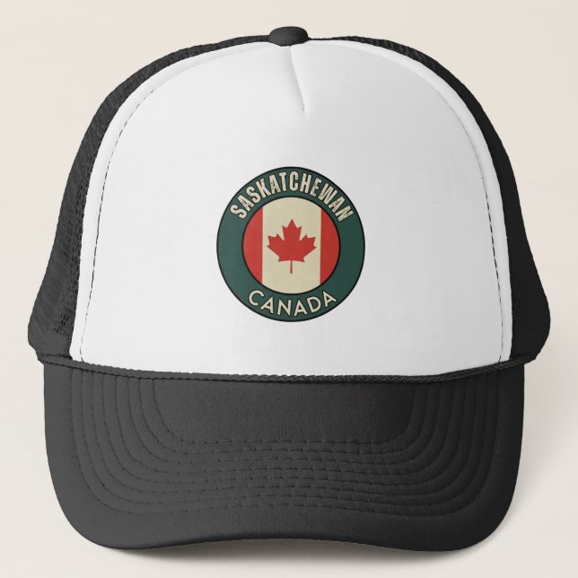 Gorra De Camionero Provincia de Saskatchewan Canadá (Anverso)