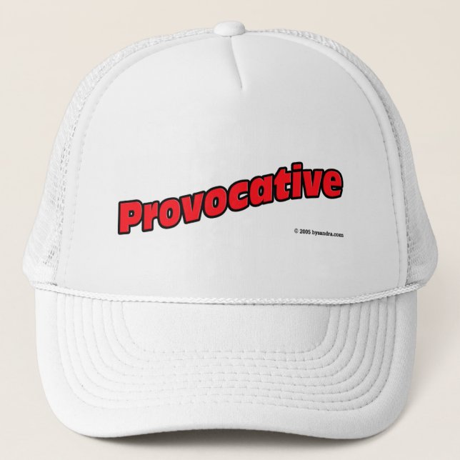 Gorra De Camionero Provocativo (Anverso)