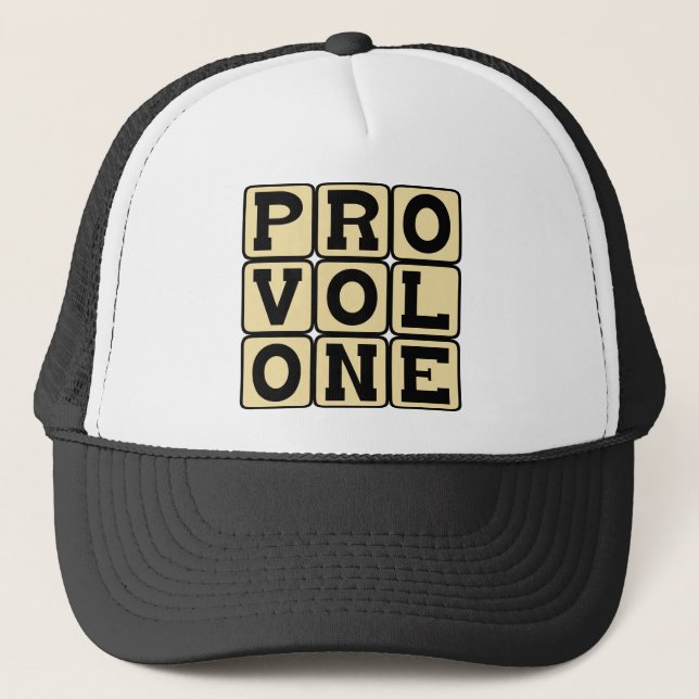 Gorra De Camionero Provolone, queso italiano (Anverso)