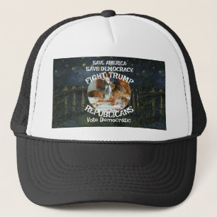 Gorra De Camionero Proyecto de investigación de esperma de mapache CB