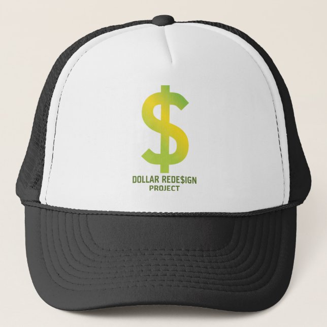 Gorra De Camionero Proyecto del dólar ReDe$ign (Anverso)