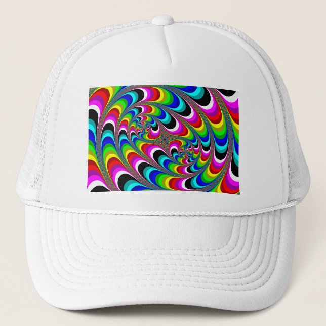 Gorra De Camionero Psicodelia - Fractal (Anverso)