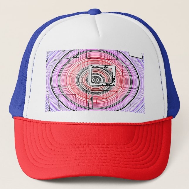Gorra De Camionero Psicodélico (Anverso)