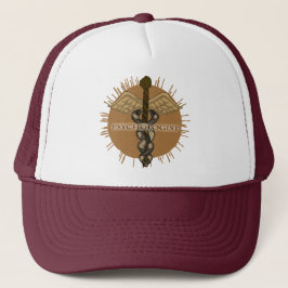 Gorra De Camionero Psicólogo Caduceus