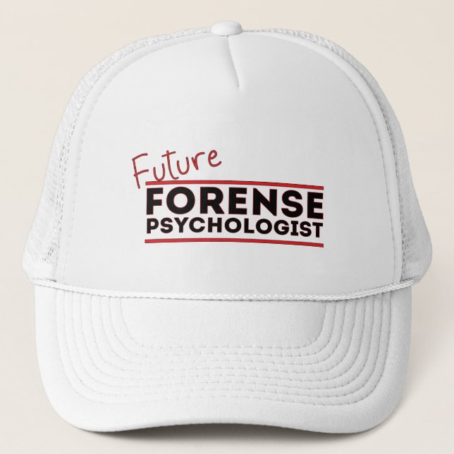 Gorra De Camionero Psicólogo de Future Forense (Anverso)