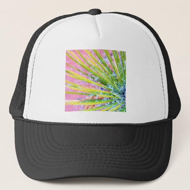 Gorra De Camionero Psychedelic Yucca (Anverso)