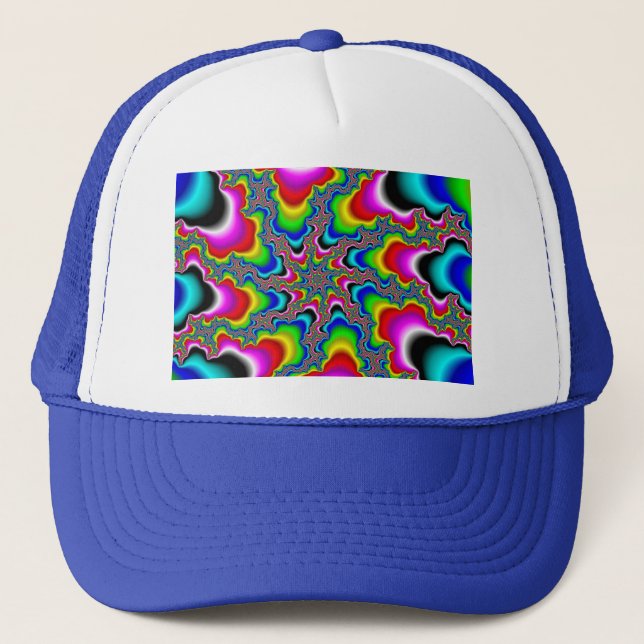 Gorra De Camionero Psykedelica - Fractal (Anverso)