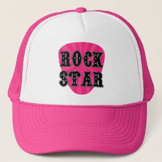 Gorra De Camionero Púa de guitarra Estrella de Rock