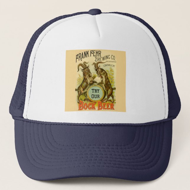 Gorra De Camionero Publicidad de la cerveza de cabra (Anverso)