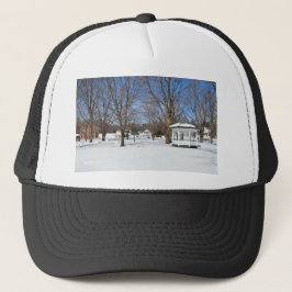 Gorra De Camionero Pueblo típico de Vermont en invierno