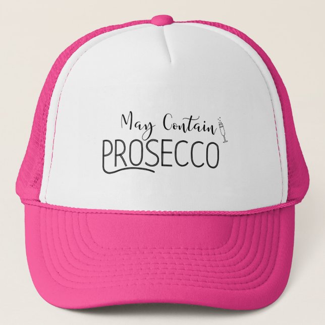 Gorra De Camionero Puede contener Prosecco (Anverso)