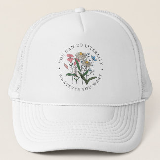 Gorra De Camionero Puedes Hacer Lo Que Quieras Flor