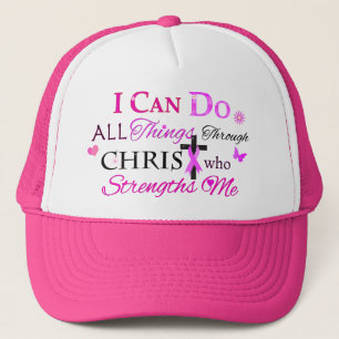GORRA DE CAMIONERO PUEDO HACER TODAS LAS COSAS A TRAVÉS DEL CRISTO