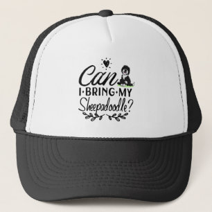 Gorra De Camionero ¿Puedo Traer Mi Sheepadoodle - Amantes de Sheepado