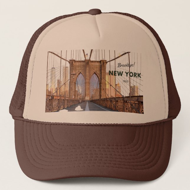 Gorra De Camionero Puente de Brooklyn (Anverso)