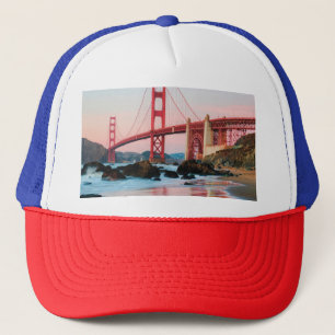 Gorra De Camionero Puente de la puerta de oro tira almohada
